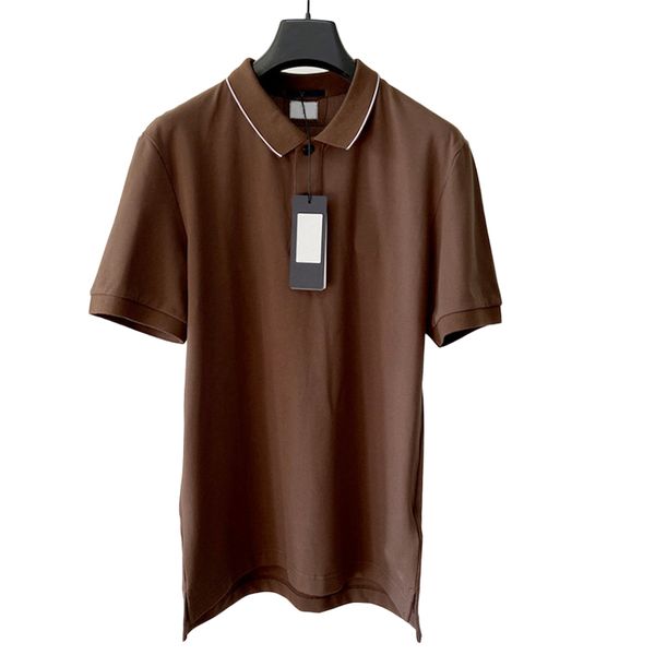 

2024 Designer Polo Shirts Men Luxury Polos Casual Mens T Shirt Topstoney Letter Print Embroidery Fashion High Street Man Tee M-2XL, Red