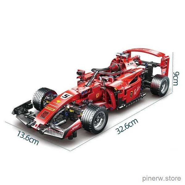 

455PCS Blocks F1 RC Race Cars Sets Remote Building Blocks Control Car Christmas Halloween Easter for Kits Building Toys, Multicolor