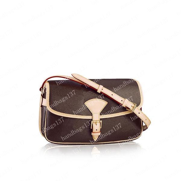 

42250 shoulder bags women mini pocchette crossbody bags brown flower leather should bag #LSO-01, Red