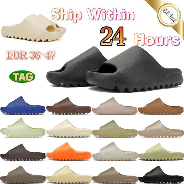 

Mirror Designer Slides for Men Slippers Onyx Bone Azure Flax Pure Restock Pair Ochre Glow Green Resin Soot Black Core Womens S Mens Solid Slide Classics Slipper, 008 resin 2022