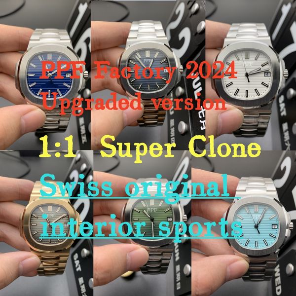 

Luxury Mens Watch Designer Watches 40MM High Quality Sapphire Glass Waterproof 904L Blue Dial rose Gold Watches Swiss Sports Diamond Watch With Box Warranty Card, Fuchsia