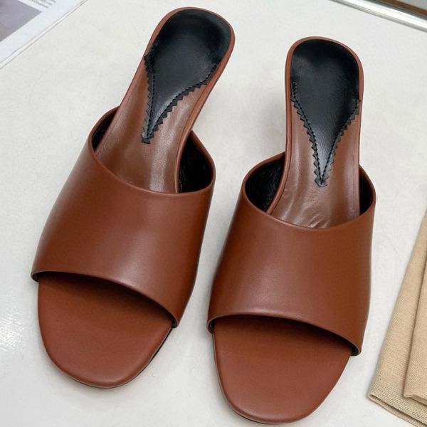 

New fashion sandals, top designer slippers, genuine leather letter high heels, outdoor anti slip shoes, women's formal dress, sexy sandals, banquet wedding shoes, 13