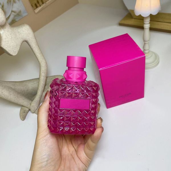 

Designer Perfume Born in Roma Intense PINK PP Coral Fantasy Yellow Dream Donna 100ml Lady Pink Perfume Floral Spray EDP Charming Intense Top Quality Fast Ship