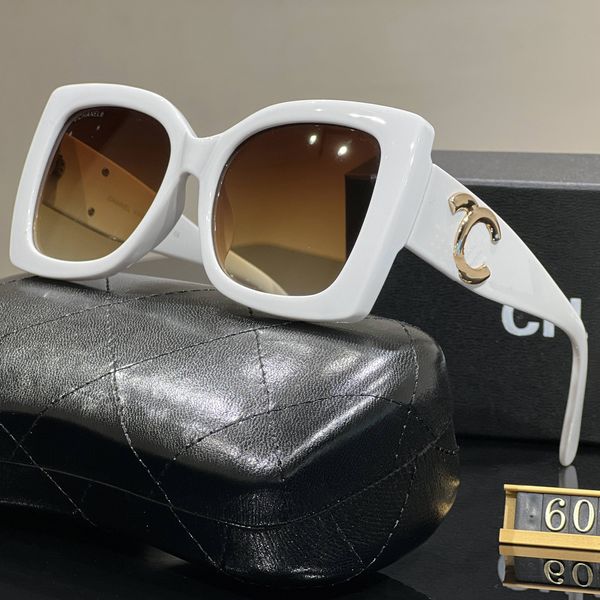 

Designer for Women Glasses Letter Designers Sunglasses Unisex Eyeglasses Fashion Metal Sun Glasses with Box Very Good Gift 6 Color TNUV
