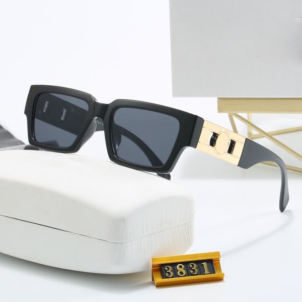 

New Designer Womens Sunglasses Unisex Street Fashion Glasses High Quality for Women Beach Sun Glass Polarizing 5 Colors Men Eyeglasses