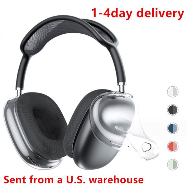 

For Airpods Max Headphone Cushions Accessories Solid Silicone High Custom Waterproof Protective plastic Headphone Travel Case