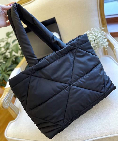 

Woman Cotton Shopping Bags Luxury Handbag Designer Tote Bag Fashion Lady Shoulder Bags Medium Size Casual Totes Purse TOP, Black