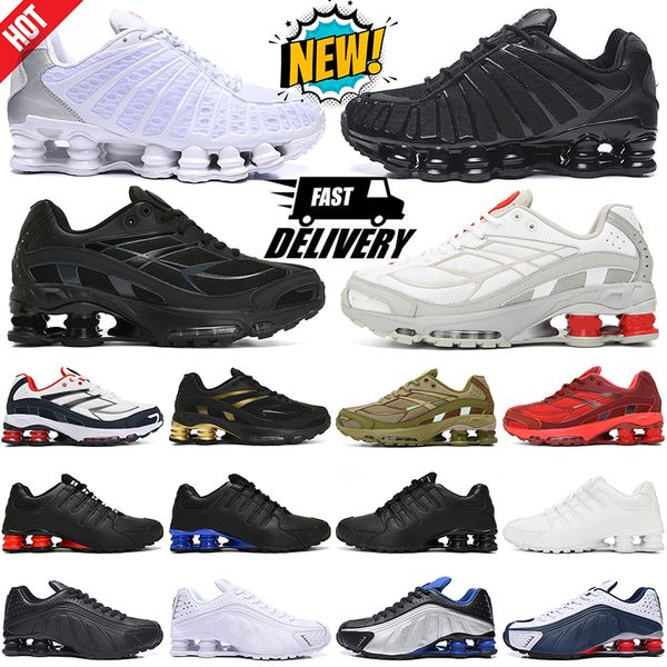 

shox tl designer men womens running shoes Ride 2 NZ Leven r4 og 301 triple black white blue red gold Olive mens trainers outdoor sport sneakers, #11
