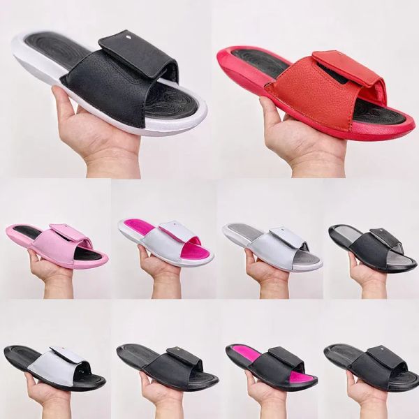 

Men Womens 6 VI Hydro Slippers 6S Size 36-45 Classic Summer Black White Pink Sandals Hydros Slide Bred Cool Grey University Red Sandal