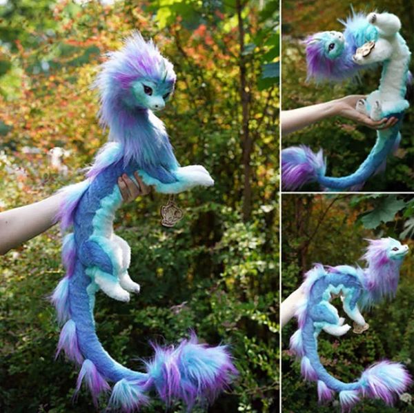 

The Last Dragon Stuffed Animals Plush Toys Christmas Present For Kids, Blue