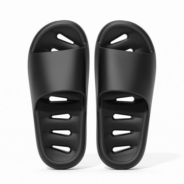 

Shower Slippers for Men and Women Summer Home Indoor Water Leakage Anti Slip Household EVA Bathroom Sandals Black, Red