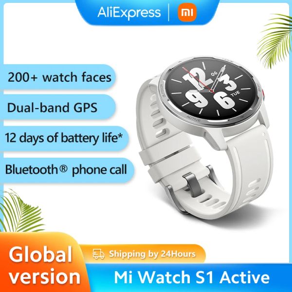 

Global Watches Version Xiaomi Mi S1 Active Smart Watch GPS 470mah 1.43 AMOLED Display Bluetooth 5.2 Heart Rate Sensor Blood Oxygen