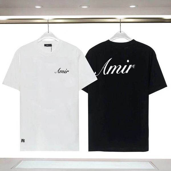 

AMI Mens T Shirt EUR Size -5XL Large Designer Tees Man T-Shirt Homme T Shirts C1-8 Women Loose Clothing Luxury Designers Short Sleeve Spring Summer Tide Tee, White