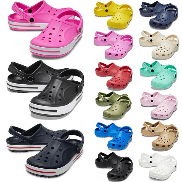 

local warehouse Croc womens Clog kids designer Sandals baby children slippers slides Buckle classic mens triple black white women Waterproof Nursing Hospital kid, #20