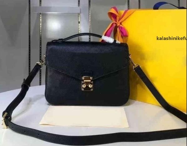 

5A2022 High Quality Designers Shoulder Bags Women Handbag Leather Pochette Elegant Messenger Bag Luxury Crossbody Shopping Purses, Red