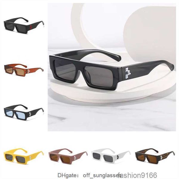 

Fashion OFF W sunglasses designer Offs White mens and womens UV400 generous full frame large plate protective glasses high-quality s 2239 random box QBRV