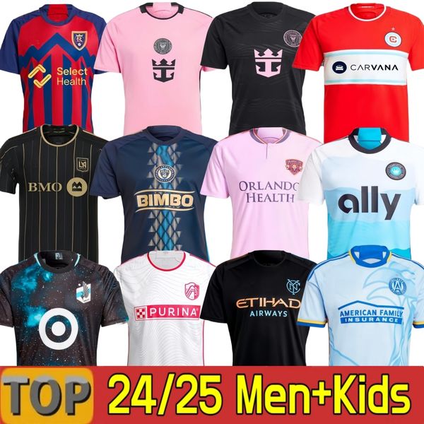 

2024 Orlando New York Red LA Galaxy St. Louis Soccer Jerseys City FC Atlanta Minnesota Kansas United kit 24 25 Bulls Portland Columbus Crew Nashville SC Football Shirts, 24 25 home aldult player