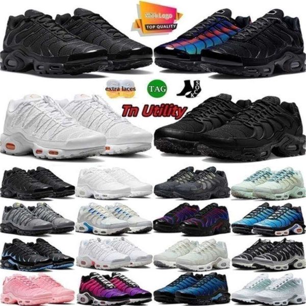 

TN Berlin Terascape Utility Running Shoes for Men Women TNs Unity Black Barely Volt Yellow Reflective Hyper Jade Triple White Atlanta Outdoor Sports