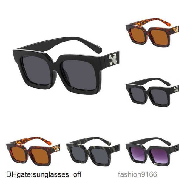 

Luxury Offs White Fashion Frames Sunglasses Brand Men Women Sunglass Arrow x Frame Eyewear Trend Hip Hop Square Sunglasse Sports Travel Sun Glasses