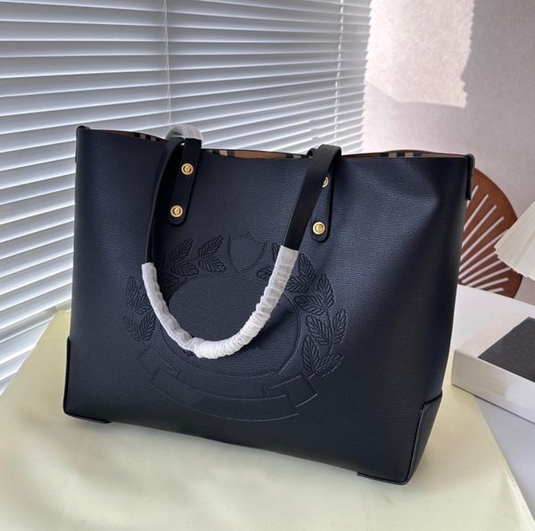

Double-sided shopping bags totes fashion lady temperament handbag designer 10A top bags classic style with letters high-quality shoulder bag, Khaki