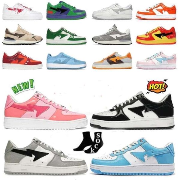 

Sk8 Men Women CDress shoes A Running Sta Low ABC Camo Stars White Green Red Black Yellow Sneakers Size 35-45, Pink