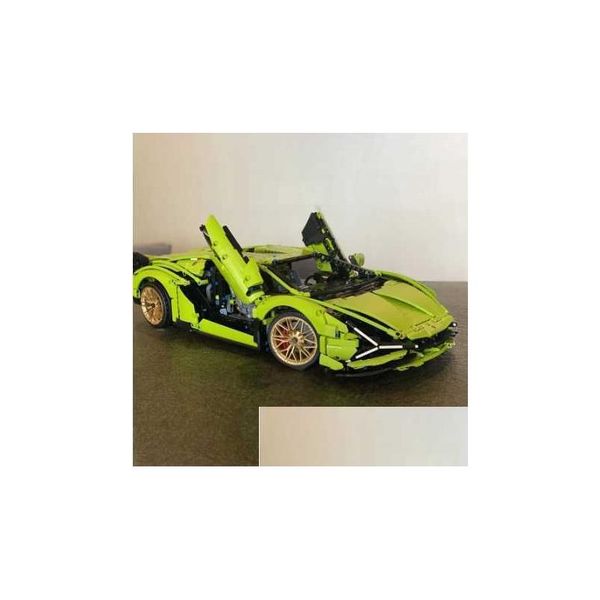 

3696Pcs Blocks Technical Lambo Sian Building Compatible 42115 Moc Bricks Model Project For Adts Sports Car Toy Spower Remote Control Dheqy