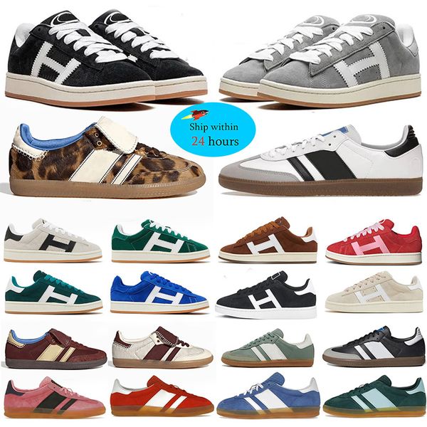 

Designers shoes for men women grey gum og 00s shoe spezial sneakers black white bright blue clear pink dark green mens trainer 36-45, 32