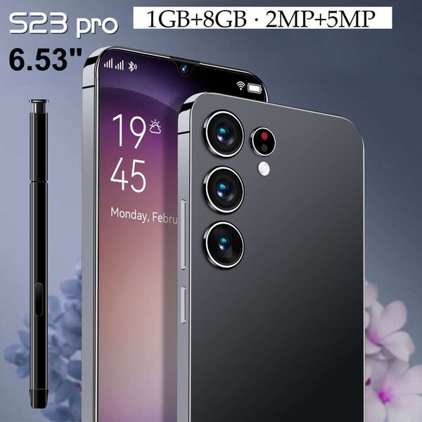 

Cross Border S23 Pro 7.0-inch Large Screen (1+8) Memory All-in-one hine Factory Best-selg Smartphone, White