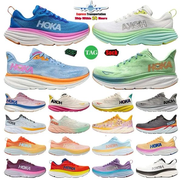 

hokh One Bondi 8 2024 Running hokhs Shoes Womens Platform Sneakers Clifton 9 Men Women Blakc White Harbor Mens Women Trainers Runnners 36-45, 1_color