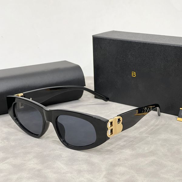 

Designer Triangle Cat Eye Sunglasses for Women Travel Photography Trend Men Gift Beach Shading UV Protection Polarized Glasses with Box Q38G
