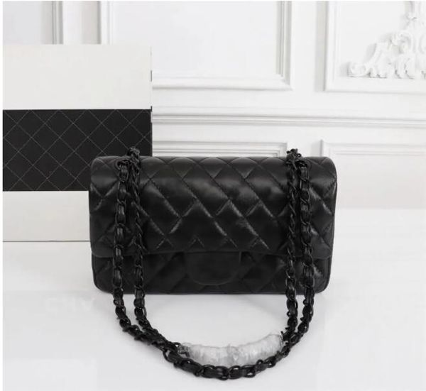 

mens wallet black handbag caviar gold chain classic flap shoulder bag crossbody designer bags woc sa, Yellow