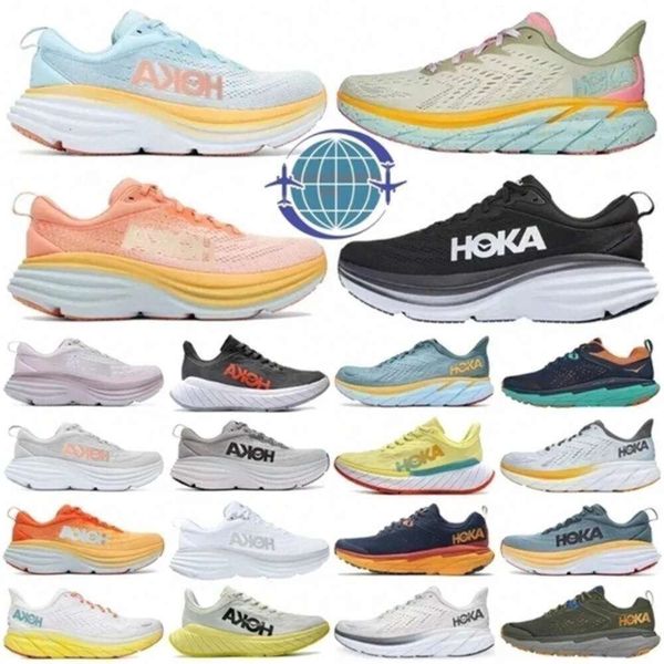

Bondi hokashoes One 8 2023 Running Shoes Womens Platform Sneakers Clifton 9 Blakc White Harbor Mens Women Trainers Runnners 36-45, Blue