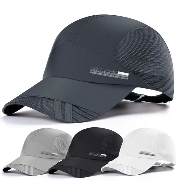 

Outdoor Black Waterproof Quick Dry Hats for Men Women Sport Golf Fishing Hat Adjustable Summer Unisex Baseball Cap