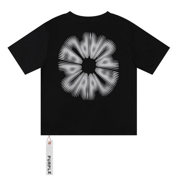 

PURPLE T Shirt Mens designer T-Shirts Men Unisex Casual Short Sleeve Flower print Hip hop street short Tees, Beige