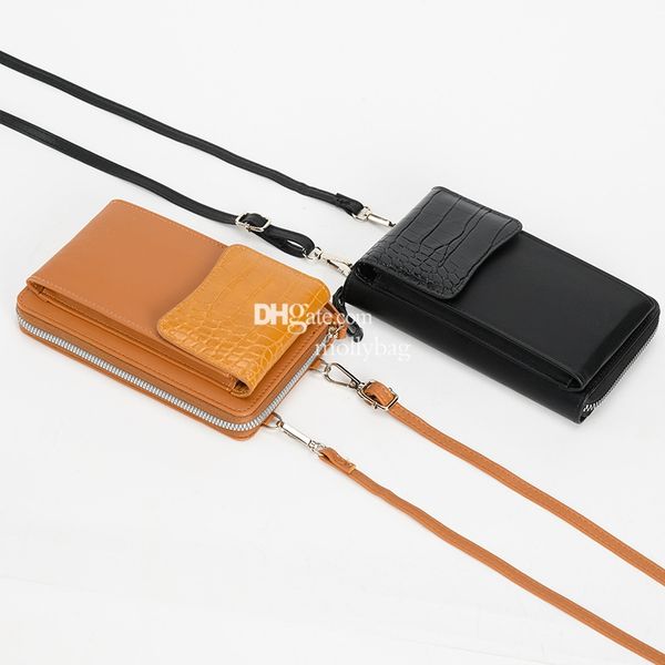 

2024 New Dinner Bag Banquet Meeting Single Shoulder Crossbody Bag Fashion Small Square Bag Multi functional Leather Phone Bag, Black