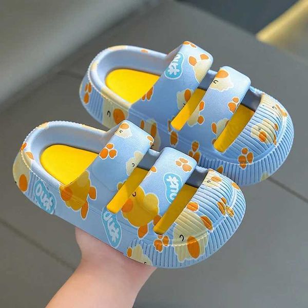 

Slipper Slipper Summer Childrens Sandals Garden Shoes Boys and Girls Slide Outdoor Childrens Beach Swimming Pool Shower Sandals WX5.30, Brown