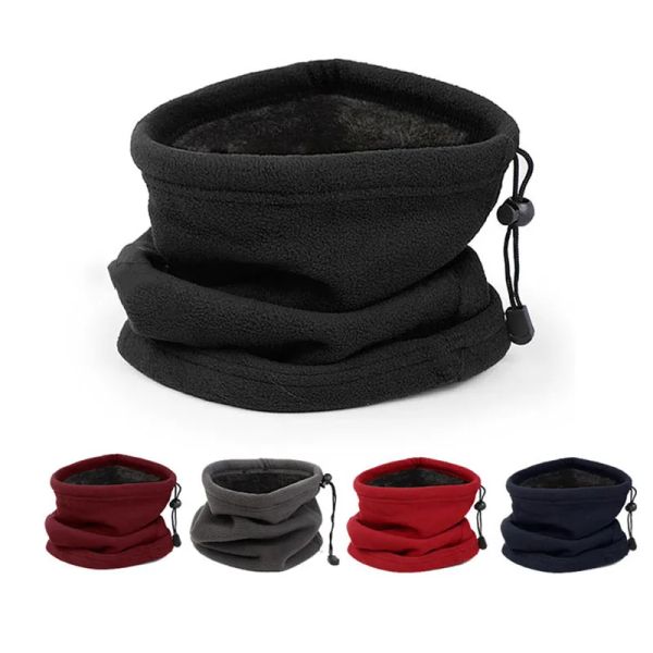 

Winter warm fleece scarf outdoor riding mask thickened fleece scarf cover mountaineering scarf headband unisex Sunscreen Balaclava Icethread