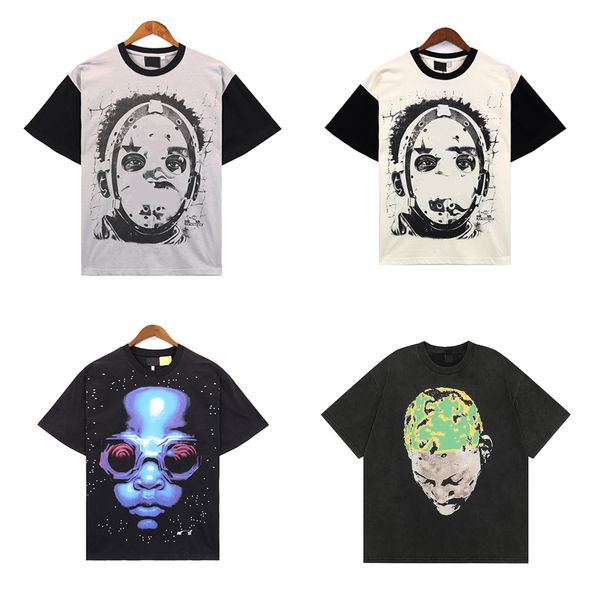 

Designer mens t shirt tshirt wash shirts play hell halloween vintage t-shirts Hip Hop rock summer fashion higt stree loose letter pint cotton size s-xl, #15