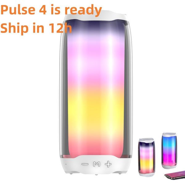 

Portable Pulse4 Bluetooth with Dynamic Light Pulse - Waterproof Bass Speaker (2024)