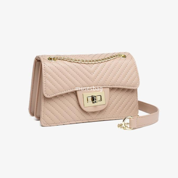 

New Fashionable PU Crossbody Bag Casual Luxury Single Shoulder Bag Simple and Multi functional Small Square Bag Advanced Women's Bag, Pink