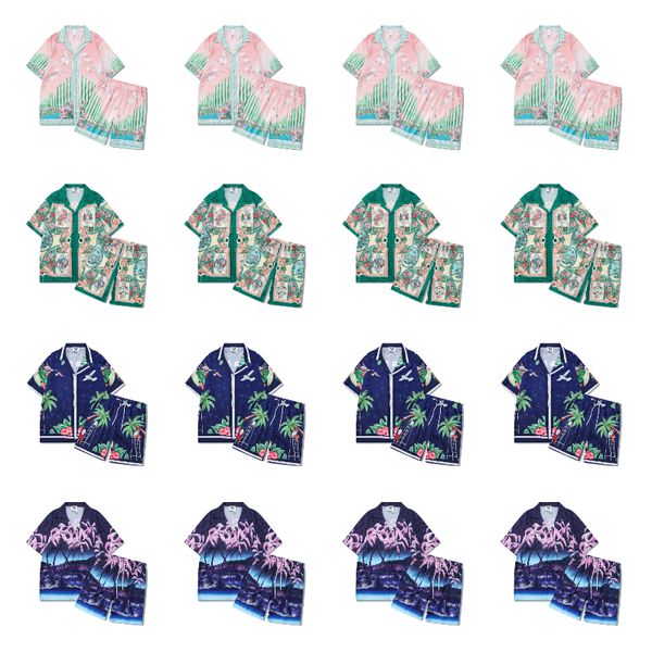 

2024 Casa blanca Man Designer T Shirt Print Mens Casual Shirt and Short Womens Loose Shirt Tops Cotton Loose Men Women Shirt Casablanc Shirt Sleeve Clothes, #10