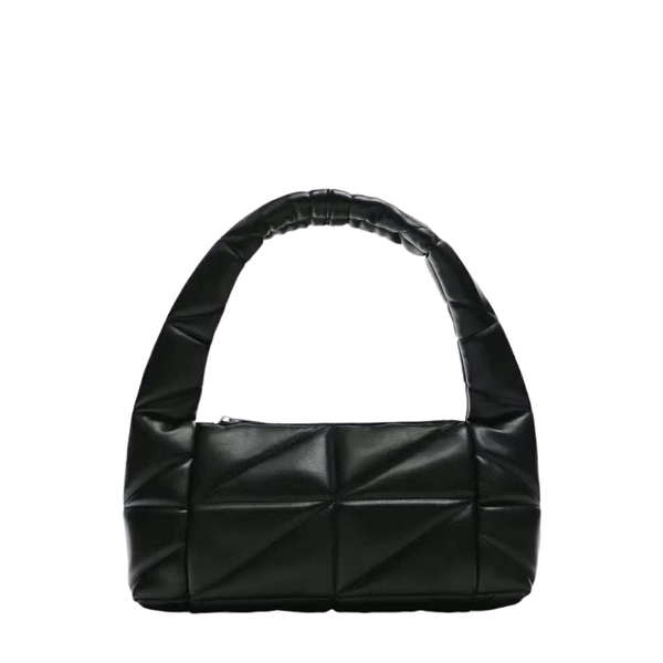 

New Trendy Women's Shoulder and Underarm Bag Embroidered Stick Bag Small Handbag Texture Fashion Women's Bag Bags, White