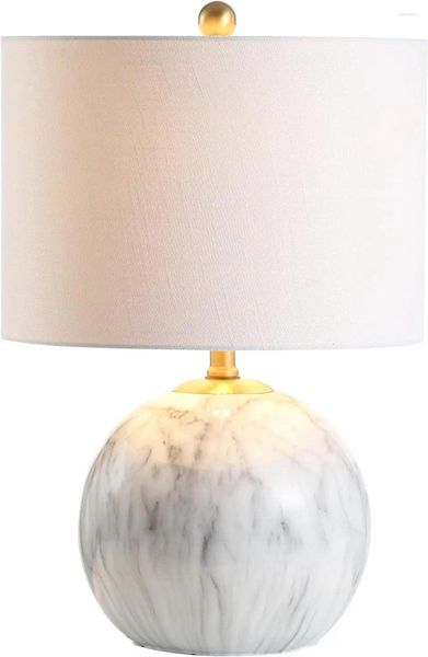 

Lamps Table 21.5" Resin LED Classic Glam Bedside Desk Nightstand Lamp For Bedroom Living Room Office College Bookcase Bulb Inc Roo