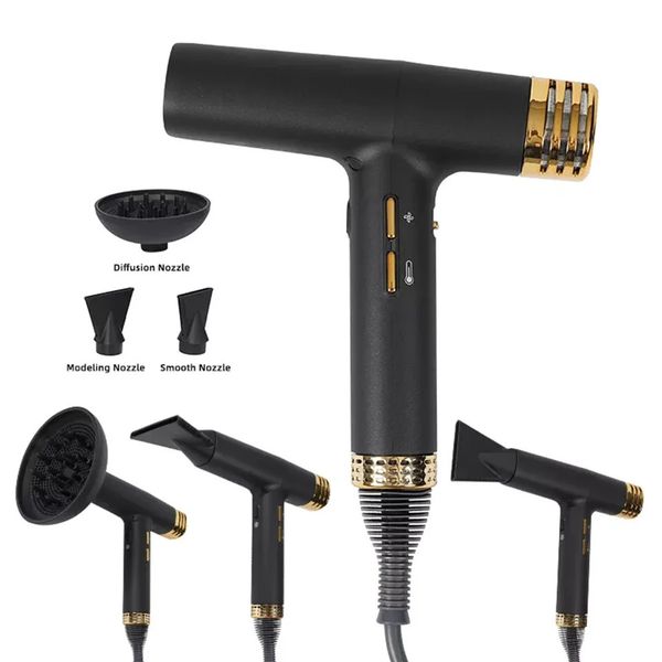 

Brushless 110000RMP Professional Dryer Negative Ion High Speed Salon Home Blower Appliance Hair Care Tools 240601, Red