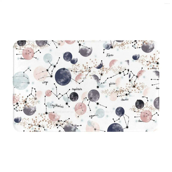 

Carpets Astrology Pattern Watercolor Witchy Zodiac Sign Horoscope 3D Household Goods Mat Rug Carpet Foot Pad