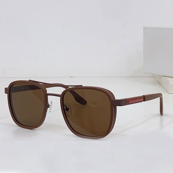 

New Square Sunglasses SPR51 Mens Designer Acetate Fiber Frame Retro Brand Sunglasses Red Stripe Leg Design UV400 Protective Polarized Lens