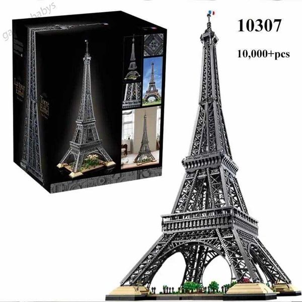 

Blocks Blocks 10001PCS Eiffel Tower With Light Building Bricks Toys Kid Birthday Christmas Gifts Compatible with 10307 10181 17002 230818