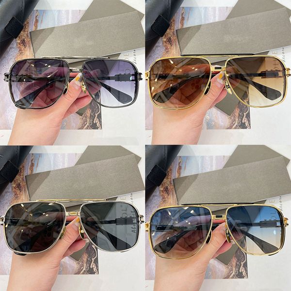 

Luxury designer Fashion Sunglasses TS436 Womens Mens Metal Frame Sunglasses CHR Design Cool Retro Glasses UV400 Protective Polarized Lens