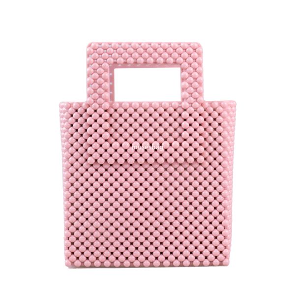 

High quality dopamine PVC Barbie jelly bag fashionable and versatile woven vegetable basket dirt resistant and easy to wash summer women handbag, Blue