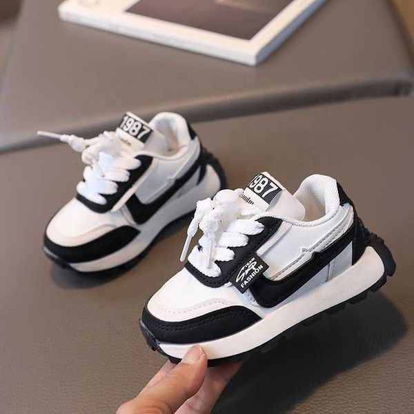 

2024 Latest Style Boutique Autumn Spring Children Sneakers Casual Boys Girls School Shoes, Black